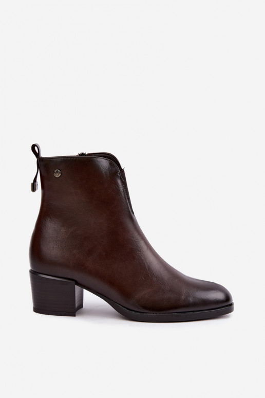 Botines aislados Klocke Vinceza 58654 en color chocolate