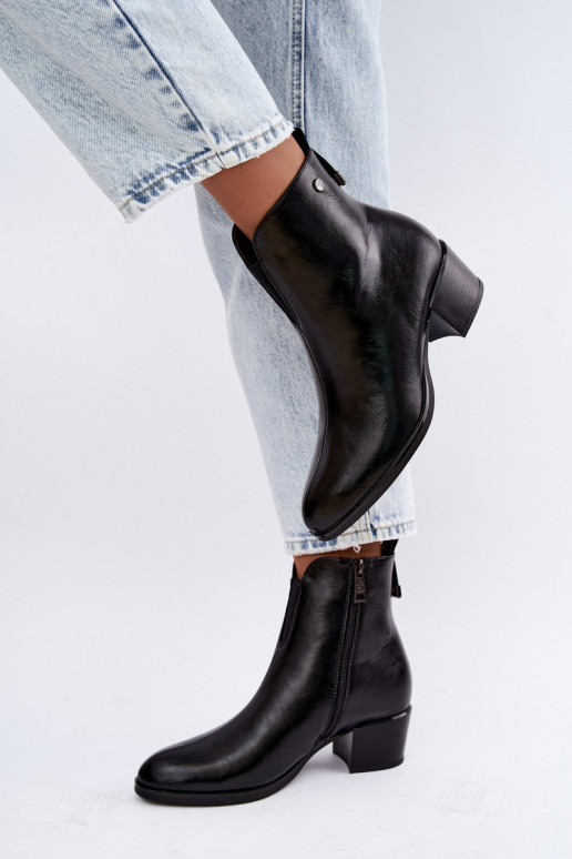 Botines aislados Klocke Vinceza 58654 en color negro