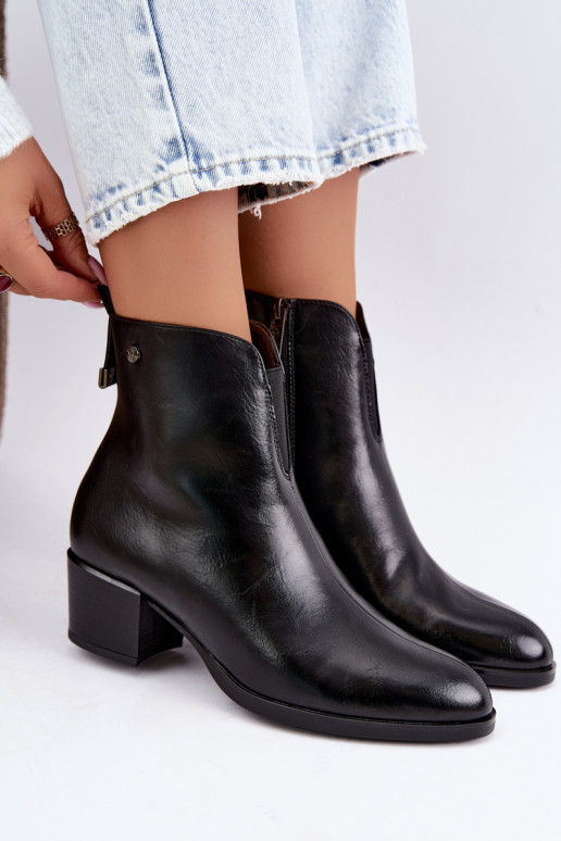 Botines aislados Klocke Vinceza 58654 en color negro