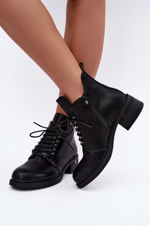 Botines aislados de cuero sintético Klocke T.Sokolski Z26-288 negros