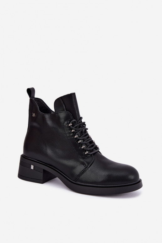 Botines aislados de cuero sintético Klocke T.Sokolski Z26-288 negros