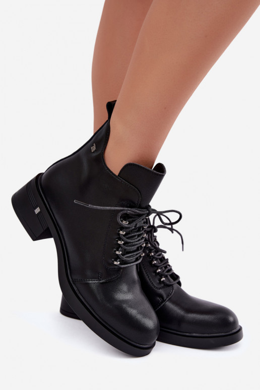 Botines aislados de cuero sintético Klocke T.Sokolski Z26-288 negros