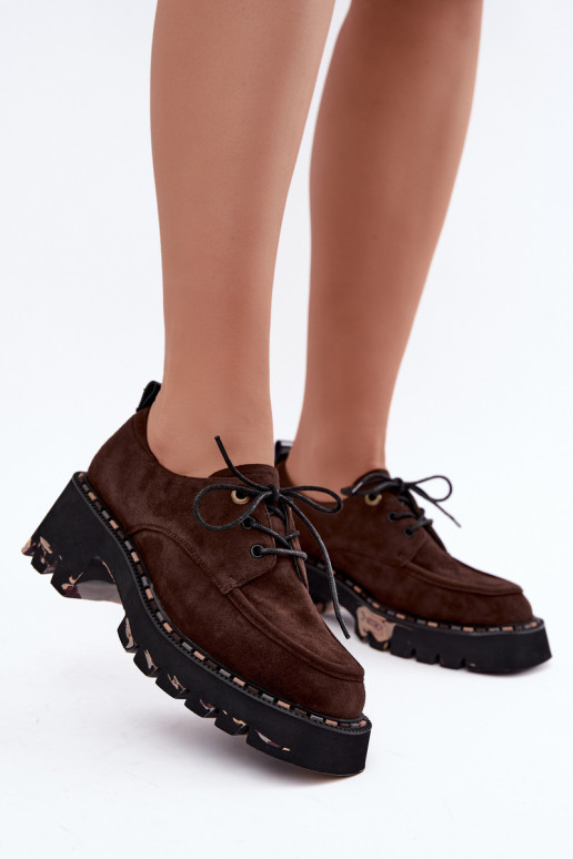 Botas de mujer de ante sintético Klocke Artiker 59C0276 chocolate