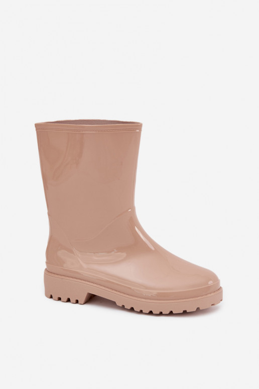 Botas de goma para mujer en color arena Elvara