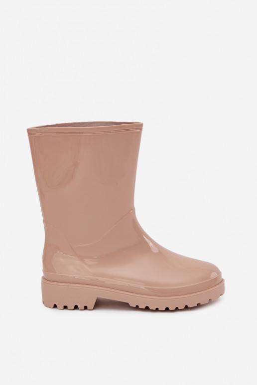 Botas de goma para mujer en color arena Elvara
