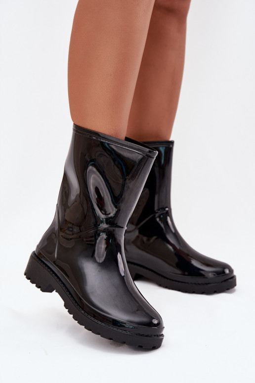 Botas de goma para mujer en color negro Elvara