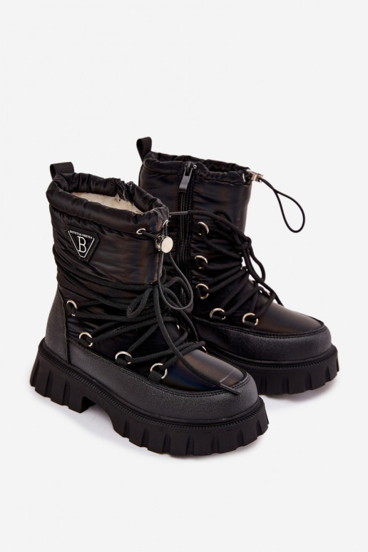 Botas de nieve negras para niños Adelisse