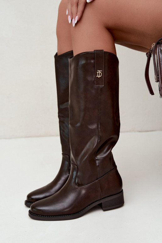 Botas altas cálidas CzekoladoĮe Ilorelia