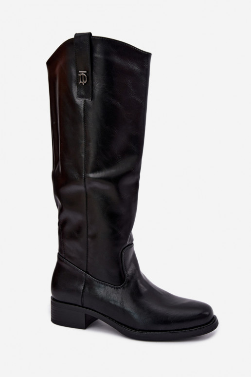 Botas altas cálidas negras Ilorelia