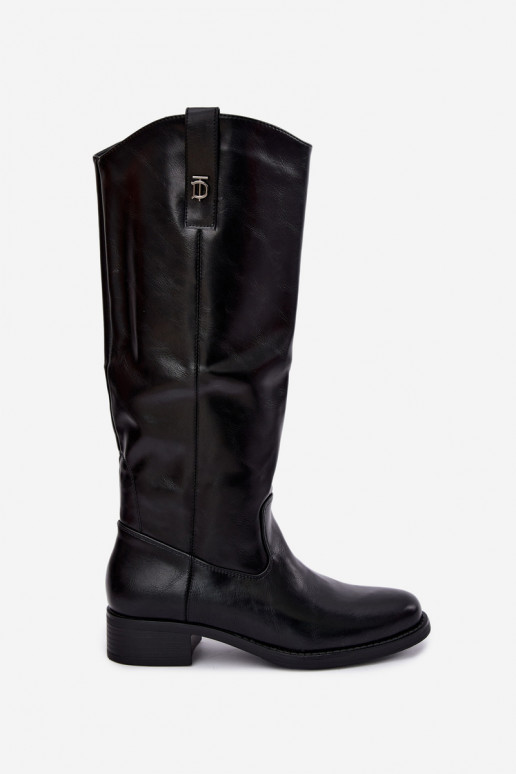 Botas altas cálidas negras Ilorelia