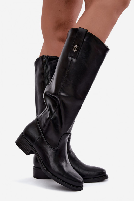 Botas altas cálidas negras Ilorelia