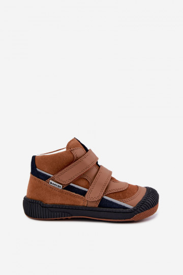 Zapatos infantiles de cuero marrón Bartek 8631673 2