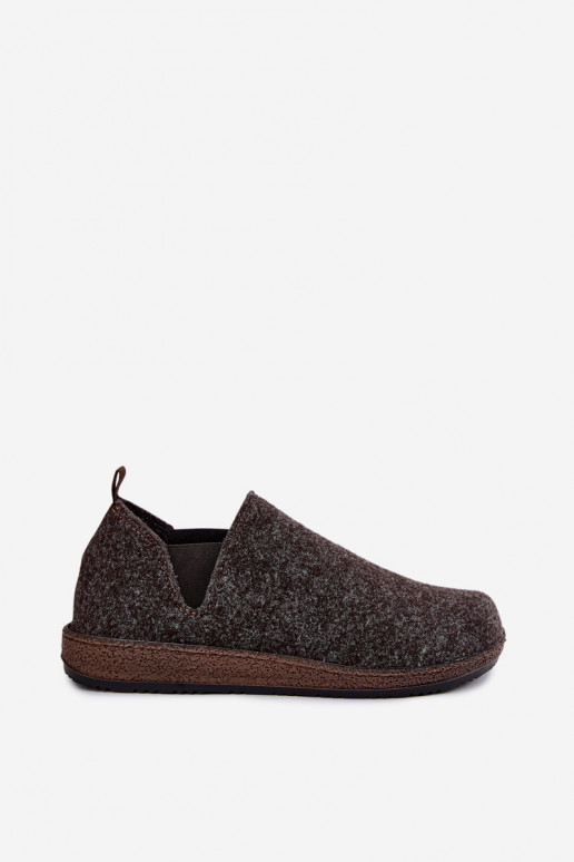 Zapatos de casa para mujer Inblu NL000013 marrón oscuro