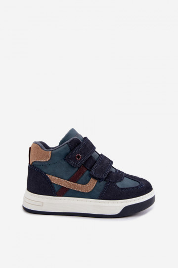 Zapatillas de deporte para niños en azul oscuro Bartek 8801216 2