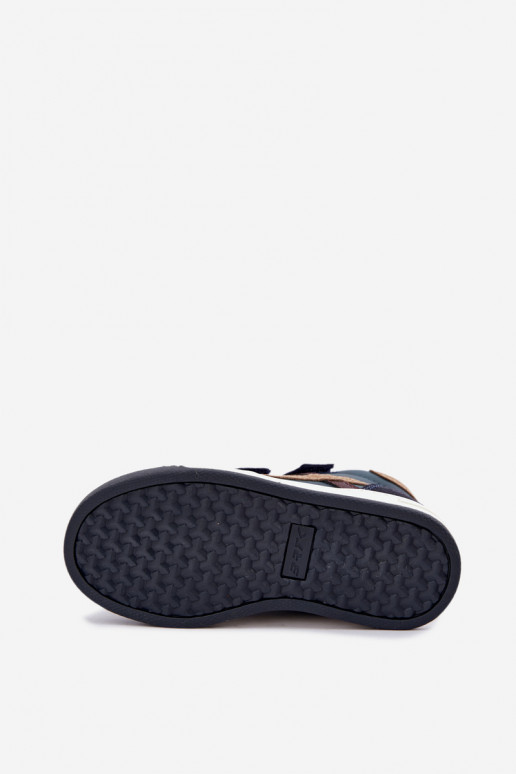 Zapatillas de deporte para niños en azul oscuro Bartek 8801216