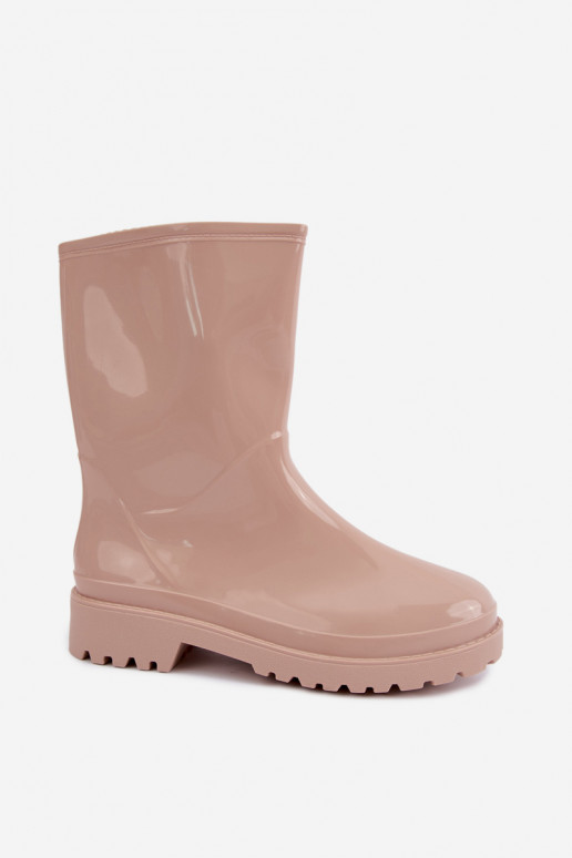 Botas de goma para mujer en color arena Elvara