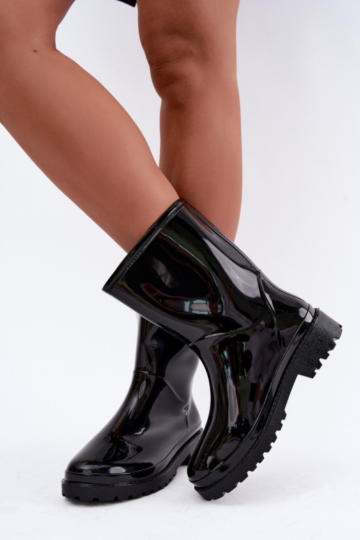 Botas de goma para mujer en color negro Elvara