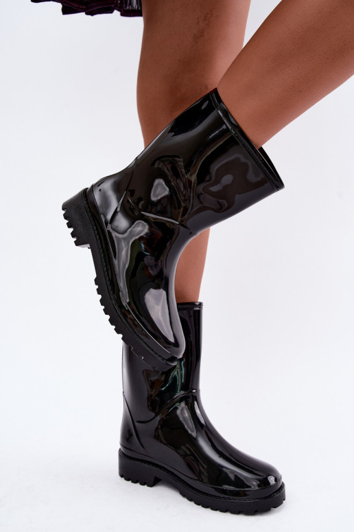 Botas de goma para mujer en color negro Elvara