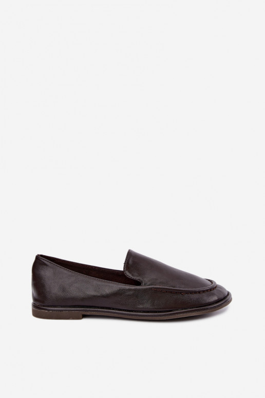 Mocasines para mujer en color chocolate Mireliah