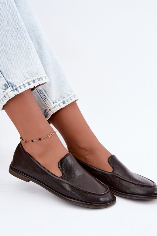 Mocasines para mujer en color chocolate Mireliah