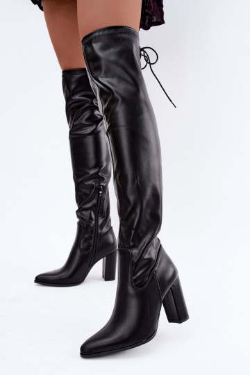 Botas altas negras con tacón Primelle 2