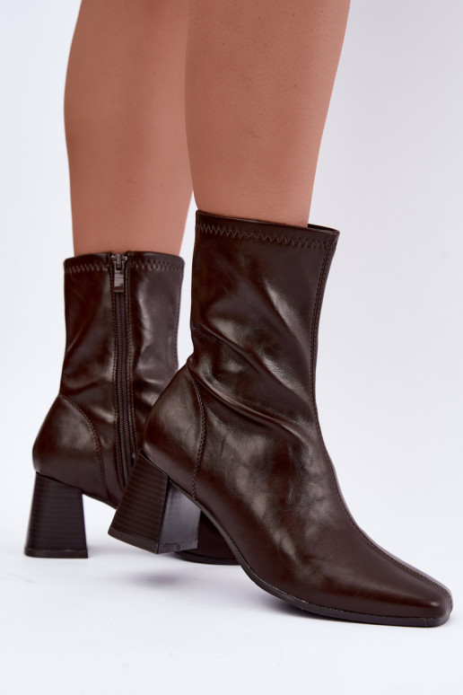 Botines marrones para mujer Veradis