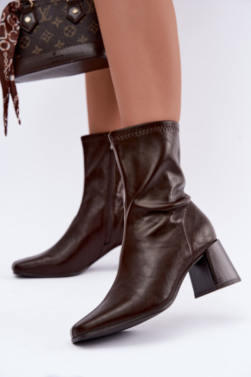 Botines marrones para mujer Veradis 2