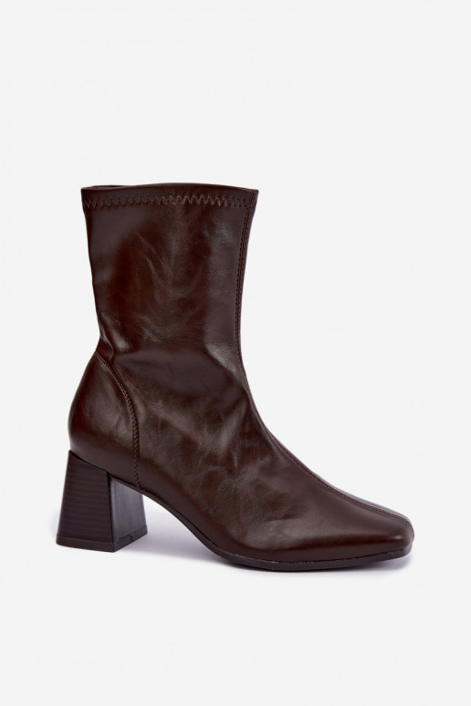 Botines marrones para mujer Veradis