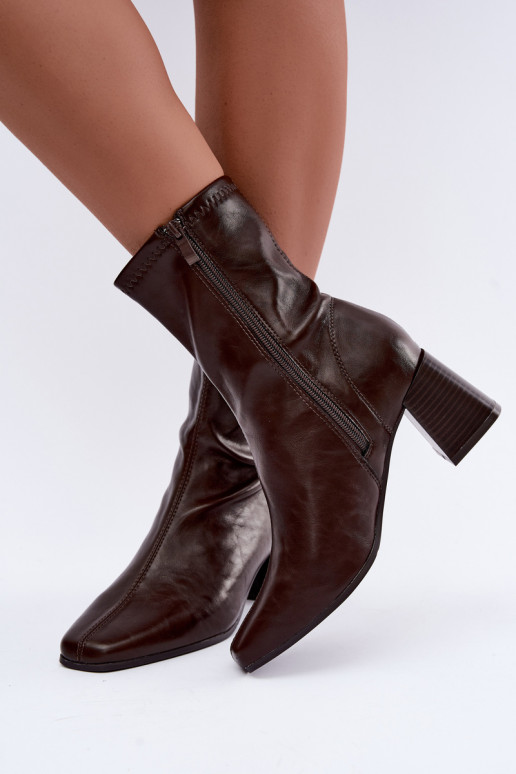 Botines marrones para mujer Veradis