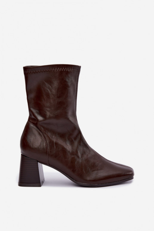 Botines marrones para mujer Veradis