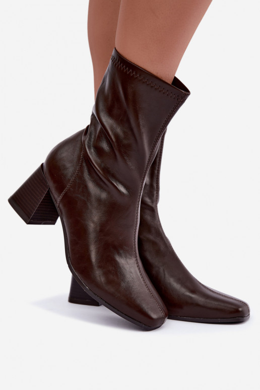Botines marrones para mujer Veradis