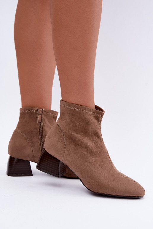 Botines beige Klocke Estellea