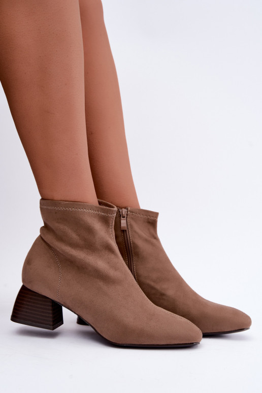 Botines beige Klocke Estellea