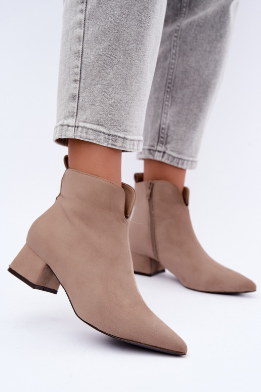 Botines beige Klocke Heliara
