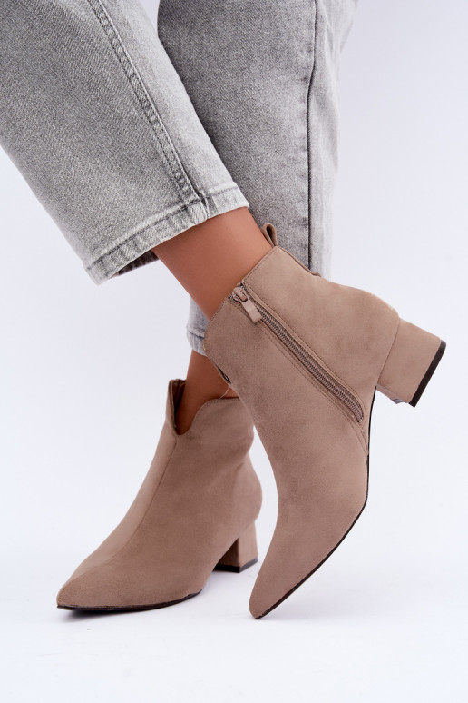 Botines beige Klocke Heliara