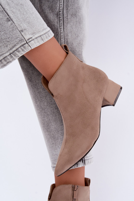Botines beige Klocke Heliara