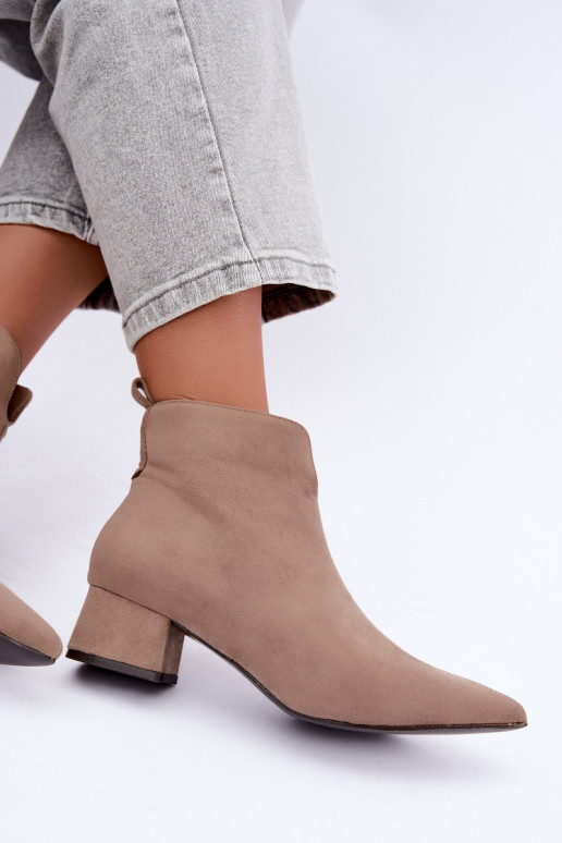 Botines beige Klocke Heliara