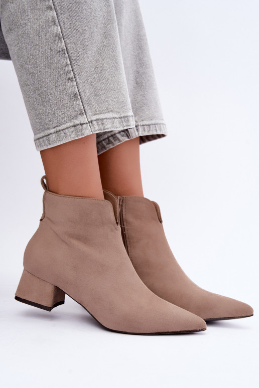 Botines beige Klocke Heliara