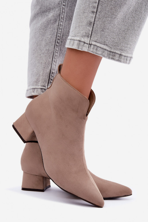 Botines beige Klocke Heliara