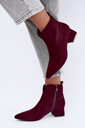 Botines burdeos Klocke Heliara