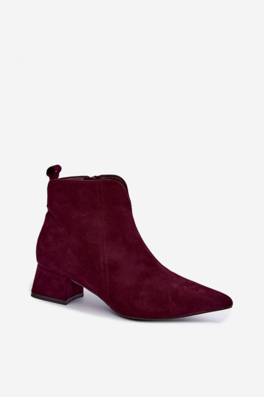 Botines burdeos Klocke Heliara