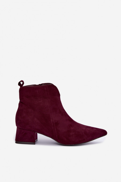Botines burdeos Klocke Heliara