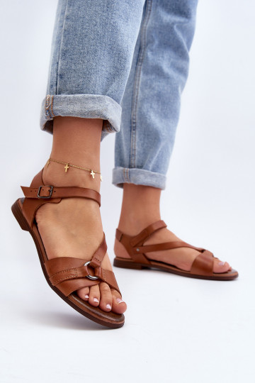 Zazoo 40182 Sandalias de mujer Femenino color marrón