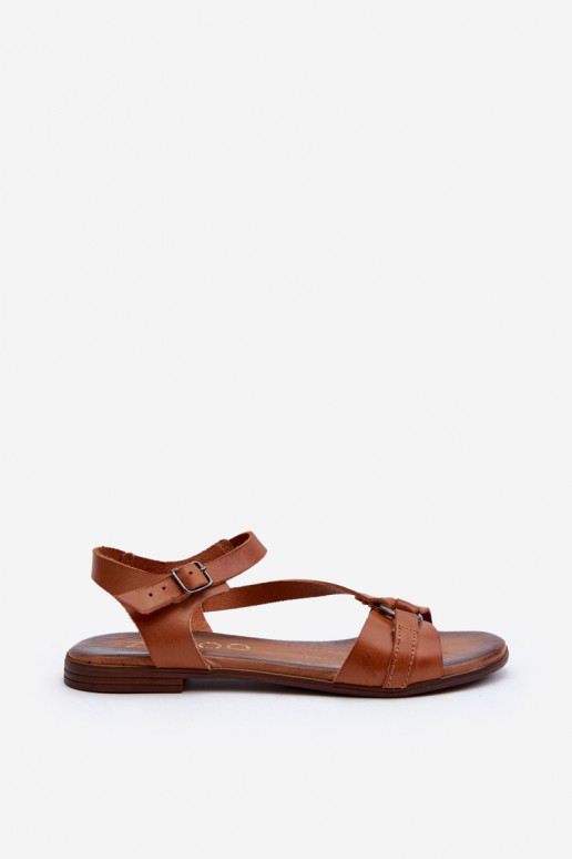 Sandalias marrones para mujer Zazoo 40182