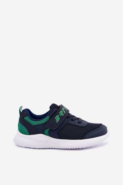 Zapatos deportivos para niños Bartek 8700317 en azul oscuro