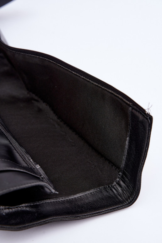 Botas altas Mirettea con plataforma y correas decorativas en negro