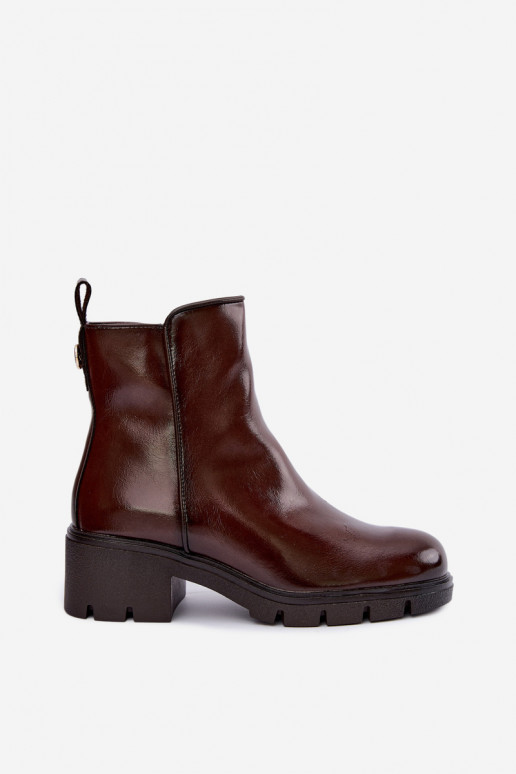 Botines aislantes Klocke de color marrón oscuro Iserine
