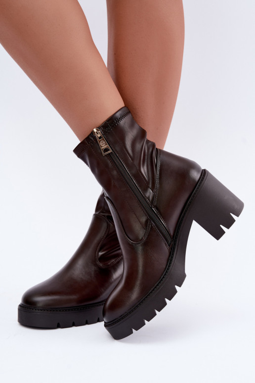 Botines aislantes Klocke Vinceza 58672 chocolate