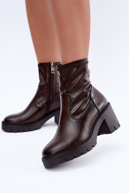 Botines aislantes Klocke Vinceza 58672 chocolate
