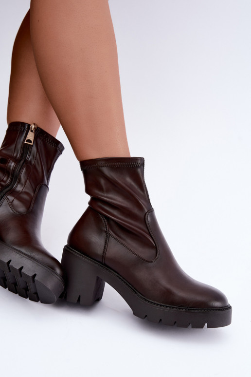Botines aislantes Klocke Vinceza 58672 chocolate